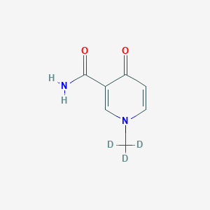 N-Methyl-4-pyridone-3-carboxamide-d3