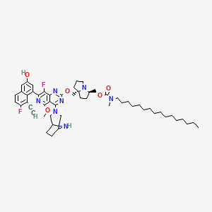 molecular formula C53H71F2N7O5 B12413008 KRAS G12D inhibitor 15 