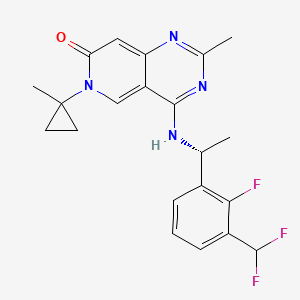 molecular formula C21H21F3N4O B12413162 Sos1-IN-3 