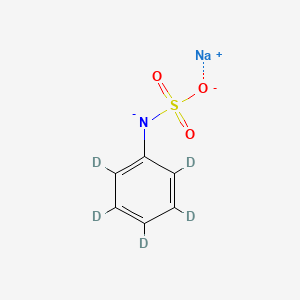 molecular formula C6H5NNaO3S- B12413173 Phenylsulfate-d5 (sodium) 