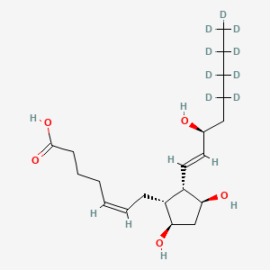 molecular formula C20H34O5 B12413189 8-iso Prostaglandin F2|A-d9 