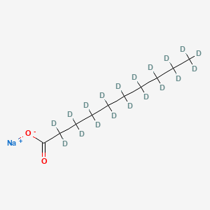 molecular formula C10H19NaO2 B12413201 Sodium decanoate-D19 