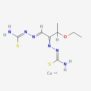 molecular formula C8H14CuN6OS2 B1241321 CuKts CAS No. 19976-05-7