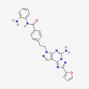 molecular formula C25H21N9O2 B12413214 IHCH-3064 