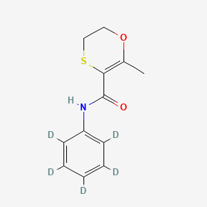 molecular formula C12H13NO2S B12413360 Carboxin-d5 