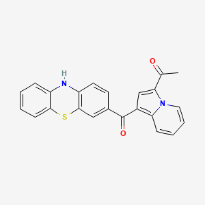 molecular formula C23H16N2O2S B12413395 FTase-IN-1 