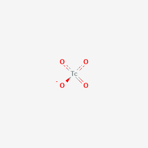 molecular formula O4Tc- B1241340 Pertechnetate 