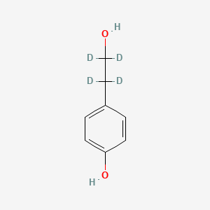 molecular formula C8H10O2 B12413419 Tyrosol-d4 