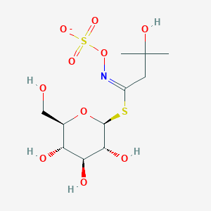 molecular formula C11H20NO10S2- B1241344 2-Hydroxy-2-methylpropylglucosinolate 