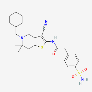 molecular formula C25H32N4O3S2 B12413483 Nitd-688 CAS No. 2407227-31-8