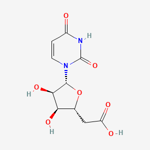 2-[(2R,3S,4R,5R)-5-(2,4-dioxopyrimidin-1-yl)-3,4-dihydroxyoxolan-2-yl]acetic acid