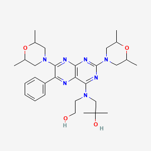 molecular formula C30H43N7O4 B1241369 Bibw 22 