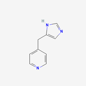 molecular formula C9H10BrN3 B1241374 IMMETHRIDINE HYDROCHLORIDE CAS No. 87976-03-2