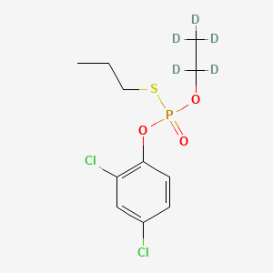 molecular formula C11H15Cl2O3PS B12413781 Prothiofos-d5 