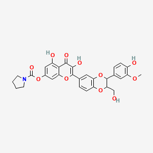 molecular formula C30H27NO11 B12413788 Antitumor agent-47 