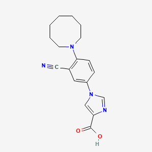 molecular formula C18H20N4O2 B12413800 Xanthine oxidoreductase-IN-1 