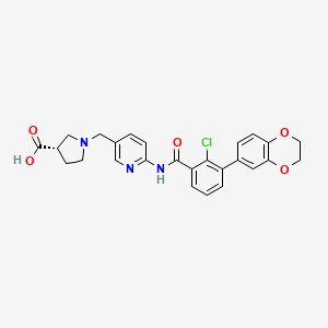 molecular formula C26H24ClN3O5 B12413801 PD-1/PD-L1-IN-25 