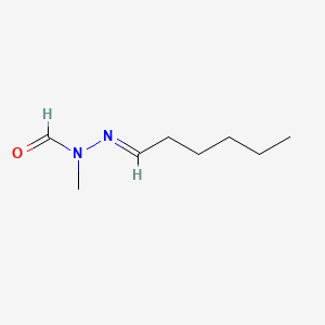 molecular formula C8H16N2O B1241381 N-(hexylideneamino)-N-methylformamide CAS No. 57590-22-4