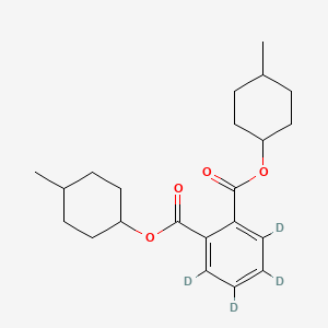 molecular formula C22H30O4 B12413840 Bis(4-methylcyclohexyl) phthalate-d4 