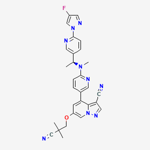 molecular formula C29H26FN9O B12413879 Ret-IN-5 