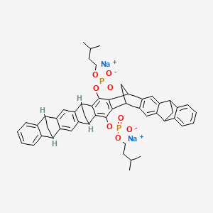 molecular formula C52H50Na2O8P2 B12413990 SARS-CoV-2-IN-23 (disodium) 
