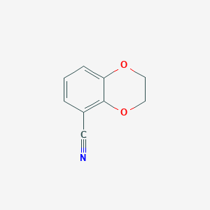 molecular formula C9H7NO2 B124140 2,3-二氢-1,4-苯二氧杂环-5-腈 CAS No. 148703-14-4