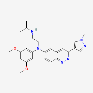 molecular formula C25H30N6O2 B12414012 Fgfr-IN-2 