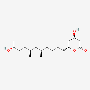 molecular formula C18H34O4 B12414035 Penicitide A 
