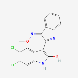 molecular formula C17H11Cl2N3O2 B12414044 KY19382 