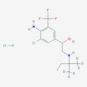 molecular formula C14H21Cl2F3N2O B12414046 Mapenterol-d6hydrochloride 