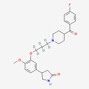 molecular formula C26H31FN2O4 B12414083 Lidanserin-d6 