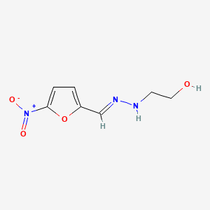 5-Nitro-2-furaldehyde N'-(2-hydroxyethyl)hydrazone