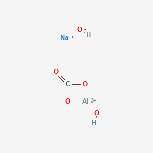 molecular formula CH2AlNaO5 B1241418 Dihydroxyaluminum Sodium Carbonate 