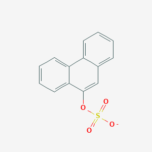 molecular formula C14H9O4S- B1241438 9-Phenanthryl sulfate 