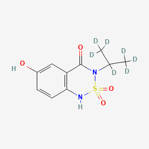 molecular formula C10H12N2O4S B12414394 6-Hydroxy Bentazon-d7 