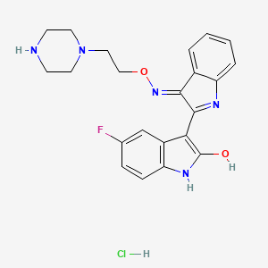 molecular formula C22H23ClFN5O2 B12414410 Flt3-IN-15 