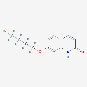 7-(4-Bromobutoxy)quinolin-2(1H)-one-d8