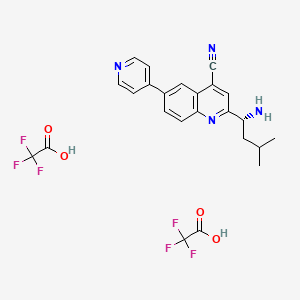 molecular formula C24H22F6N4O4 B12414546 AAK1-IN-3 TFA 
