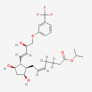 molecular formula C26H35F3O6 B12414693 Travoprost-d4 