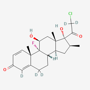molecular formula C22H28ClFO4 B12414699 Clobetasol-d5 