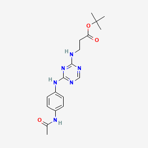 molecular formula C18H24N6O3 B12414701 NPR-C activator 1 
