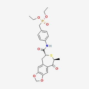 molecular formula C24H28NO7PS B1241480 Unii-rjf24P5qds CAS No. 180185-61-9