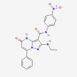 molecular formula C21H18N6O4 B12414812 Pim1-IN-6 