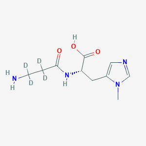 molecular formula C10H16N4O3 B12414918 Anserine-d4 