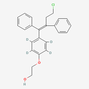 molecular formula C24H23ClO2 B12414927 Ospemifene-d4-1 