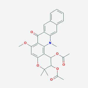 molecular formula C28H27NO7 B1241495 S23906-1 