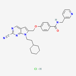 molecular formula C29H31ClN6O2 B12415018 LB-60-OF61 hydrochloride 