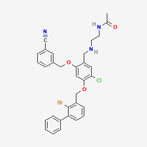 molecular formula C32H29BrClN3O3 B12415079 PD-1/PD-L1-IN-19 