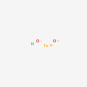 molecular formula FeHO2 B1241519 Iron hydroxide oxide CAS No. 20344-49-4