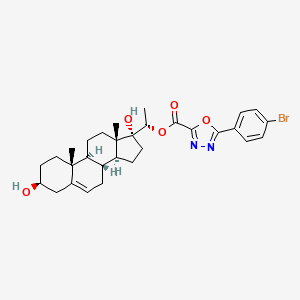 molecular formula C30H37BrN2O5 B12415239 Carboxylesterase-IN-1 
